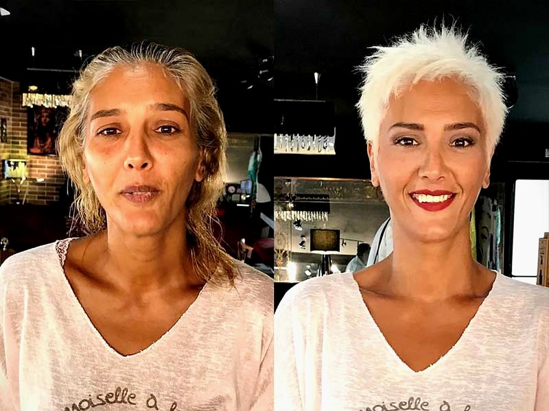 Relooking couleur — transformation capillaire